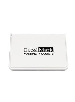ExcelMark Ink Pad For Rubber Stamps White  - Image 1