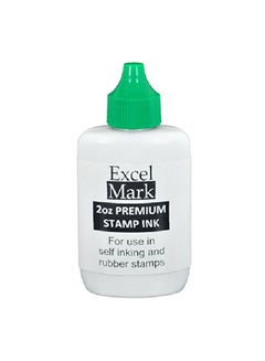 ExcelMark Self Inking Stamp Refill Ink Green 