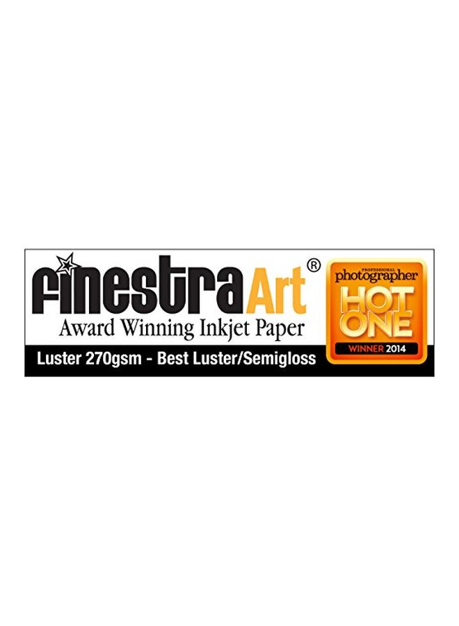 Finestra Art 100-Piece Premium Luster Inkjet Photo Paper  - Image 2