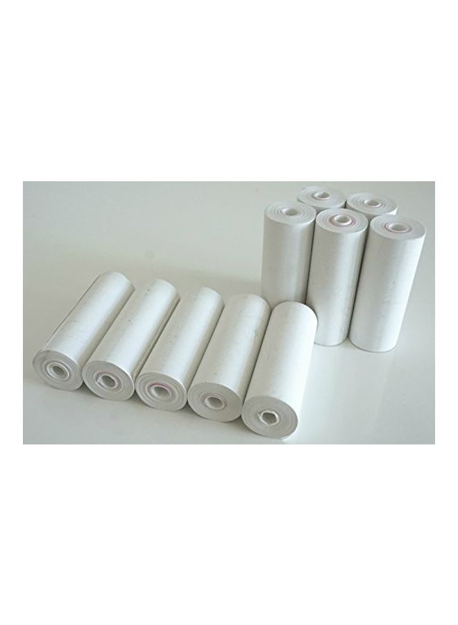 First Choice Paper 25-Piece Thermal Paper Label Roll White - Image 2