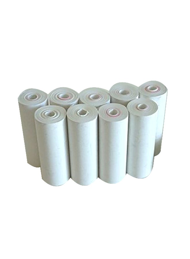 First Choice Paper 25-Piece Thermal Paper Label Roll White - Image 1