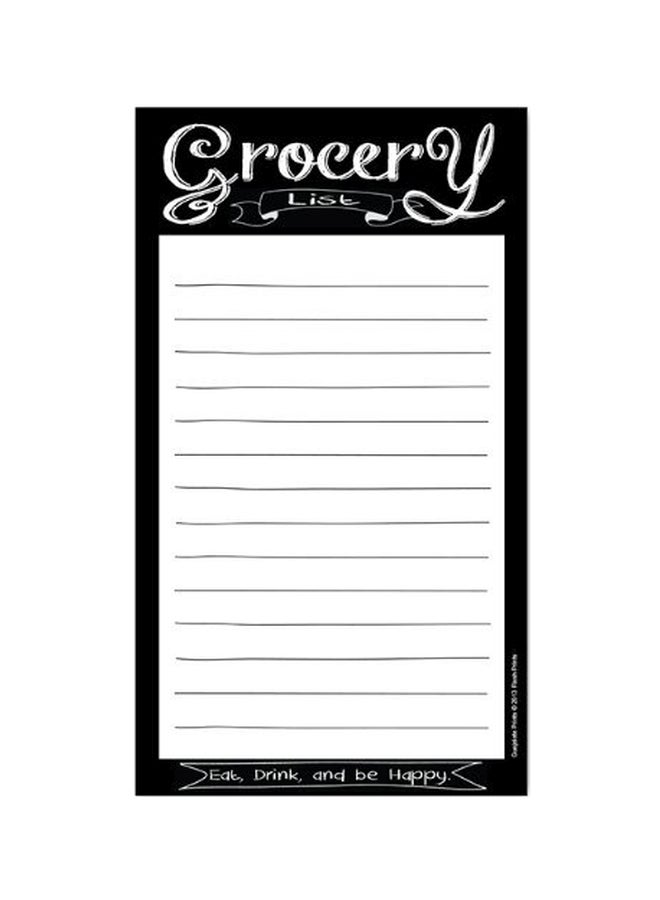 Magnetic Grocery Notepad White/Black - v1552316477/N21846677A_1