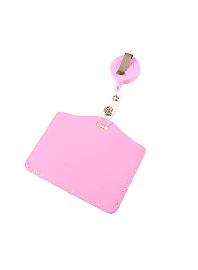 Global_Shopper Business Id Card Holder Pink/Beige - Image 3