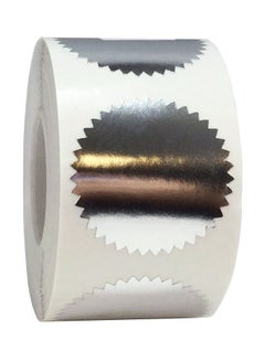 InStockLabels.com 500-Piece Color-Coding Label Set White/Silver  - Image 3