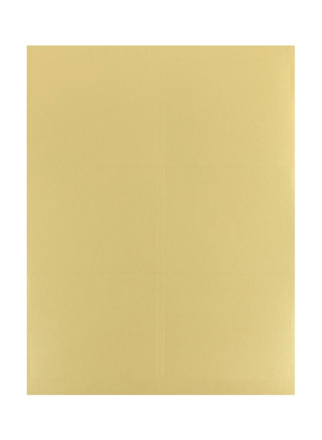JAM Paper - Rectangle All Purpose Label Gold - Image 1