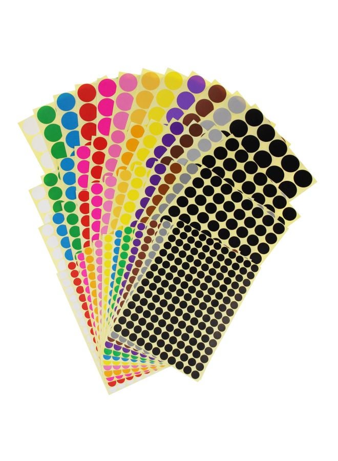 LJY 48-Sheet Color Coding Label Set Red/Blue/Yellow - Image 2