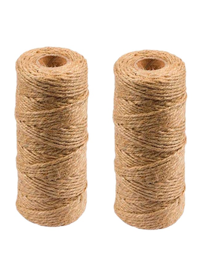 Master Ukraine 2-Piece Jute Rope Packing String Brown