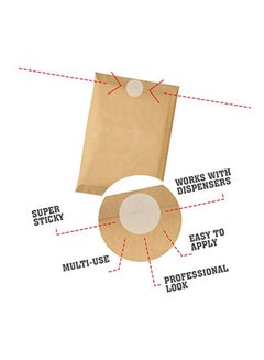 MESS 1,000-Piece Round Stickers Clear  - Image 4