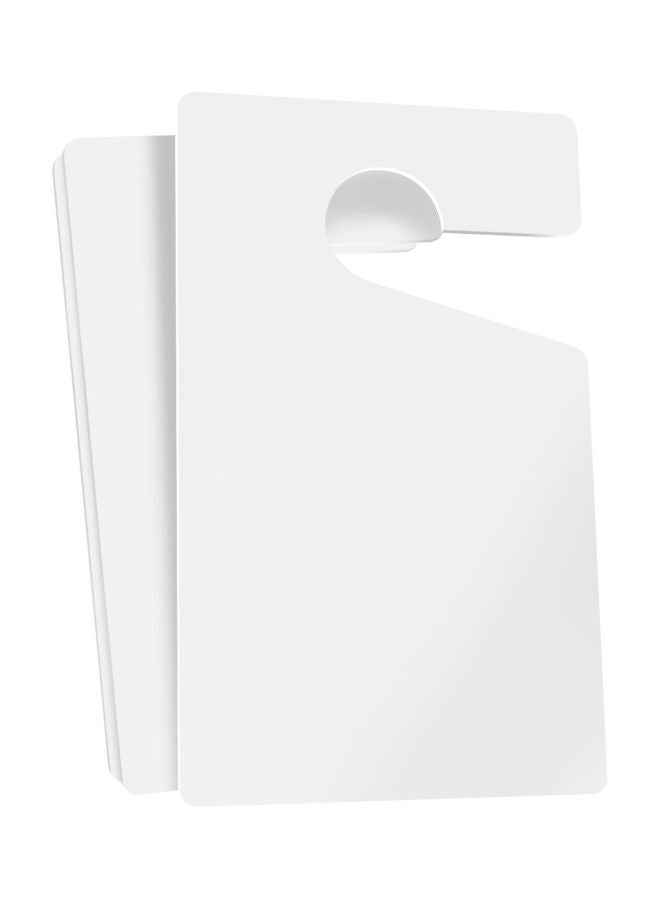 MESS 10-Piece Parking Permit Tag White  - Image 1