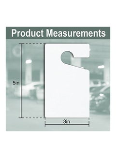 MESS 10-Piece Parking Permit Tag White  - Image 2