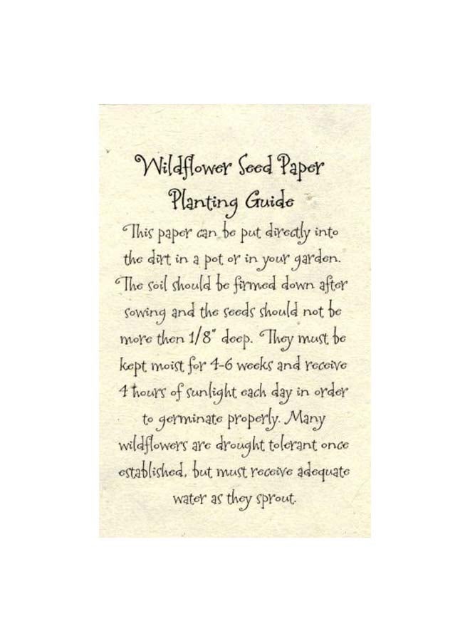 Of The Earth Wildflower Seed Paper Planting Guide Computer Paper  - Image 1