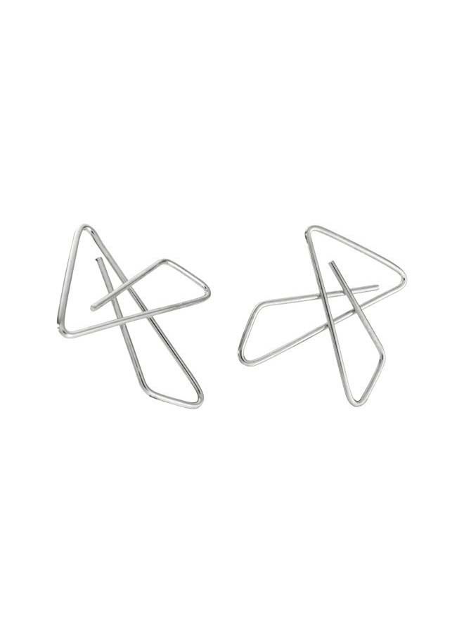 Pack Of 12 Butterfly Clips Silver - v1552316817/N21849335A_1