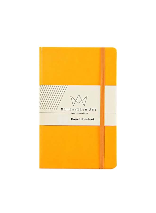 Minimalism Art Hard Cover Notebook Yellow - Image 1