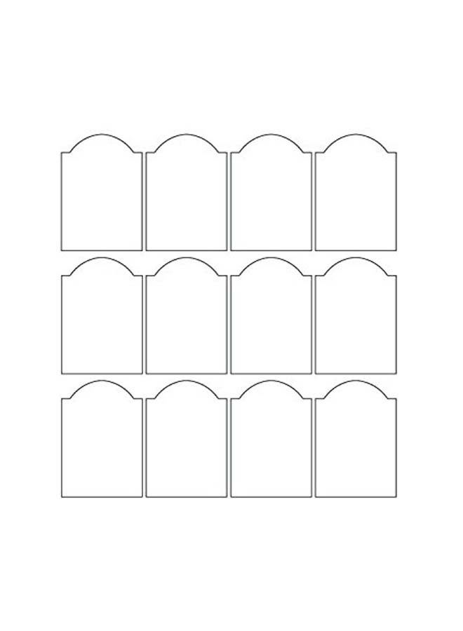 nicebottles 120-Piece Paper Label Set White - Image 1
