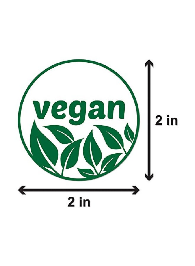 OfficeSmartLabels 300-Piece Vegan Label Set Green/White  - Image 2