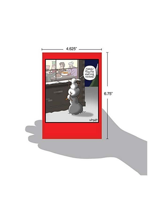 NobleWorks - 12-Piece Christmas Note Greeting Card Set - Image 1
