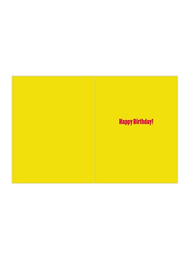 نوبلوركس بطاقة معايدة بعبارة "Happy Birthday"مع مغلف  - Image 2