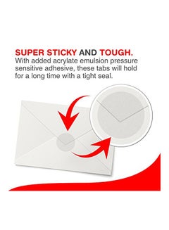 MESS 1,000-Piece Round Stickers Clear  - Image 3