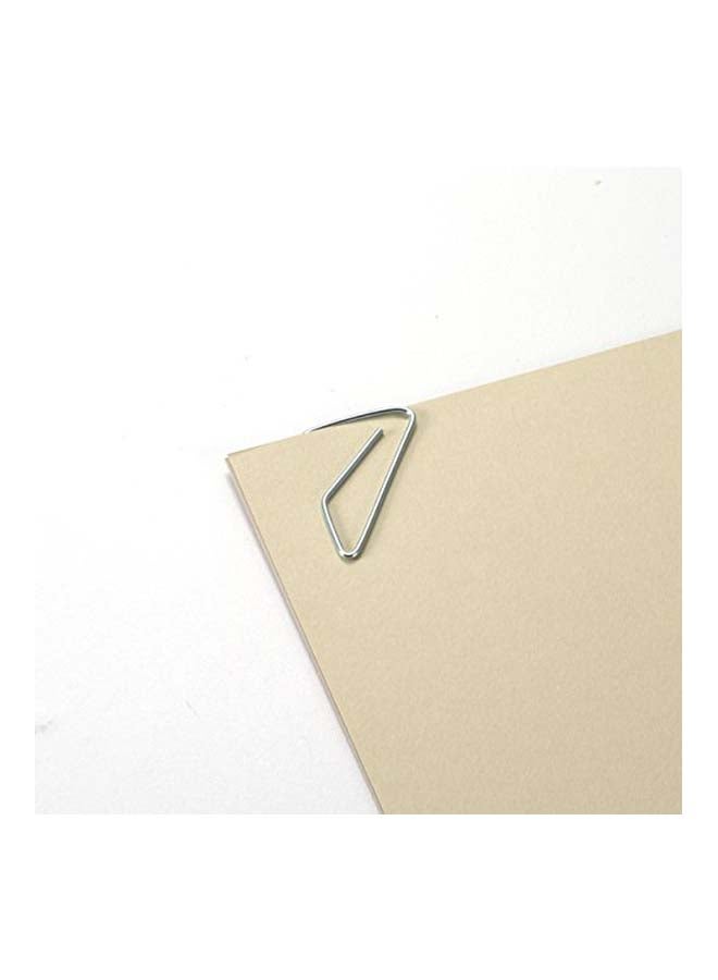 أوفيس ميت مجموعة مشابك على شكل فراشة من 50 قطعة فضي - Image 2