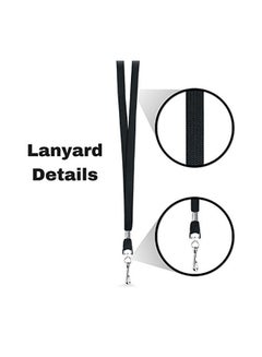 MIFFLIN 5-Piece ID Badge Holder Black/Silver  - Image 2