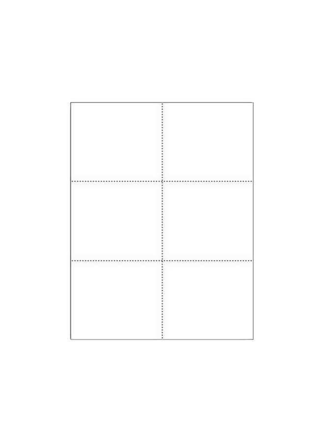 50-Piece Laser Printer Label Sheet White
