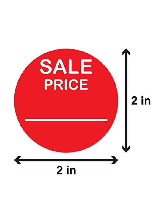 OfficeSmartLabels 300-Piece Sale Price Label Set Red/White  - Image 2
