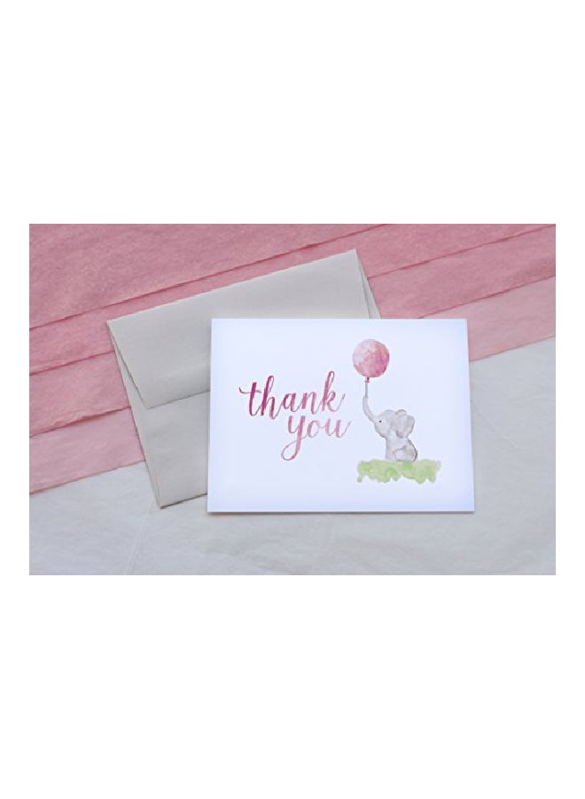 بالمر ستريت بريس - طقم بطاقات مطبوع عليها عبارة "Thank You" من 10 قطع - Image 1