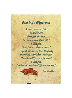 Peaks Publishing Inc 251-Piece Starfish Story Poem Making A Difference Inspirational Greeting Card Set  - Image 1