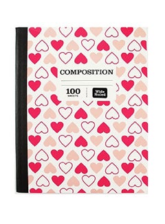 Pen Pack Of 5 Subject Wide Ruled Notebook White/Red/Yellow  - Image 3