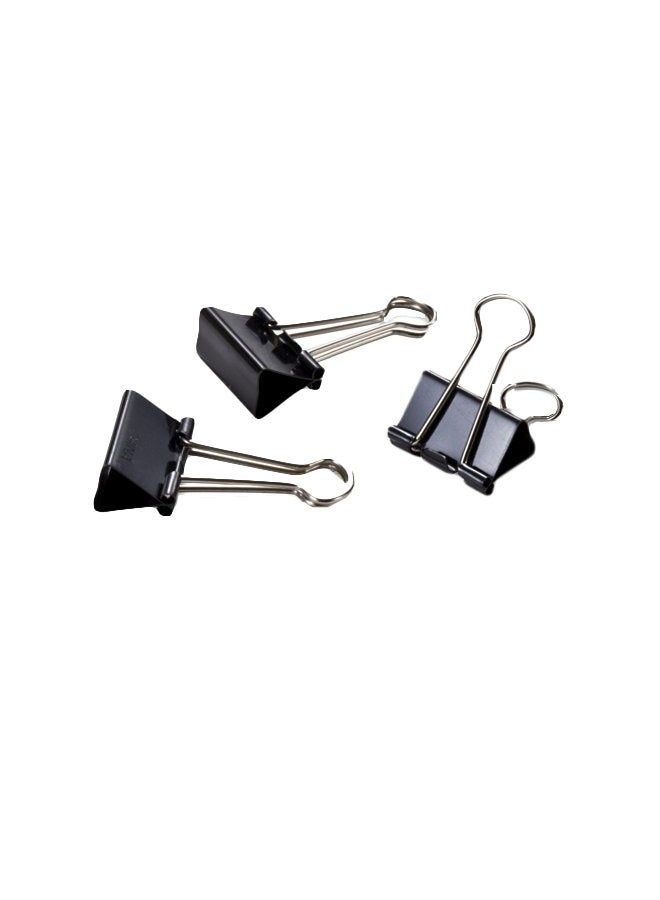 PowerTRC 144-Piece Binder Clips Black/Silver - Image 1