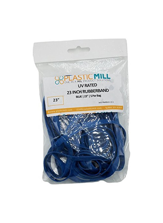 UV Rated Rubber Band Set Blue