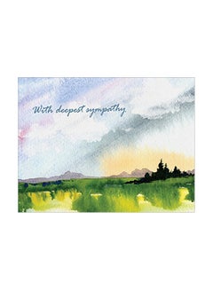 Peaks Publishing Inc 12-Piece With Deepest Sympathy Greeting Card Set 