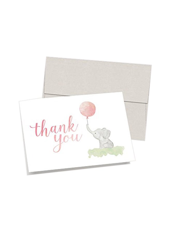 بالمر ستريت بريس - طقم بطاقات مطبوع عليها عبارة "Thank You" من 10 قطع - Image 1