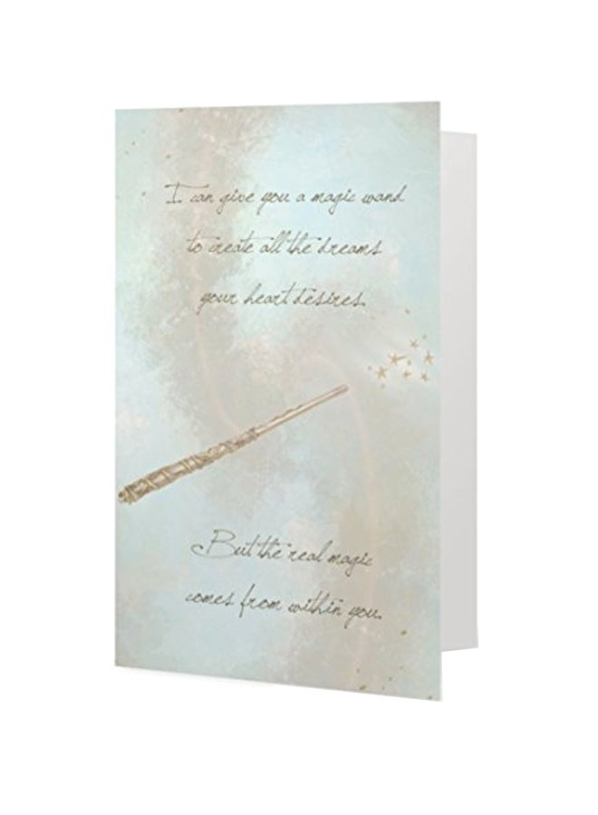 Smiling Wisdom Empowering Greeting Card With Pendant Necklace Set - Image 1