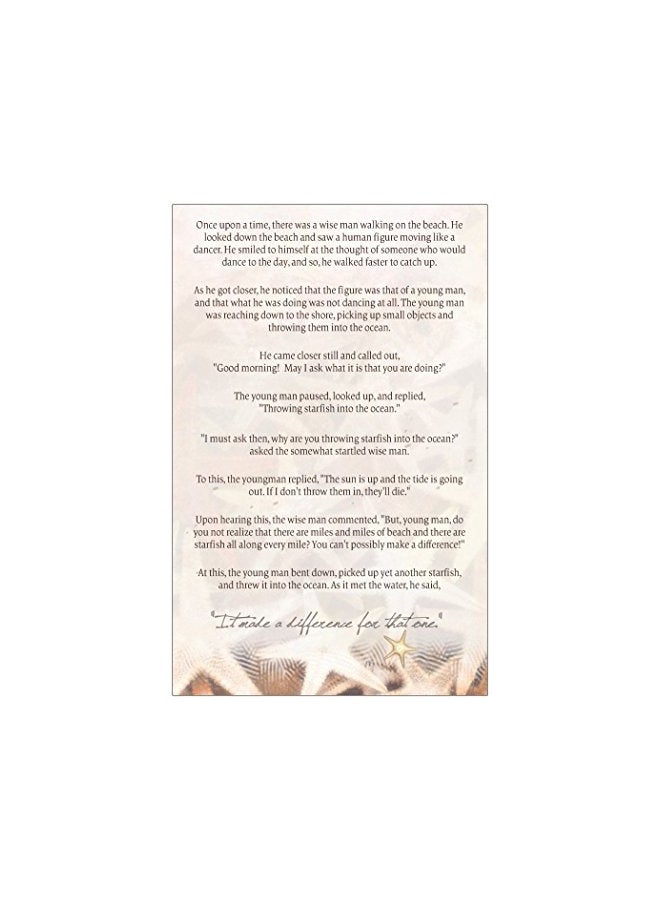 سمايلينج ويزدوم طقم مكوّن من بطاقة معايدة مع قلادة بدلاية على شكل نجم البحر - Image 3