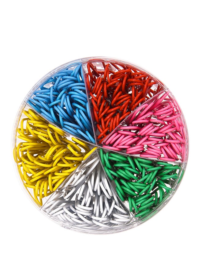 Sunmns 300-Piece Paper Clip Set Multicolour - Image 1