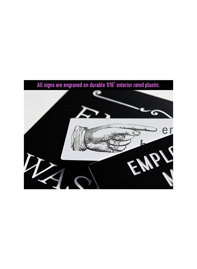 Rosenkranz & Co. - All Gender Restroom Sign Poster White/Black - Image 1