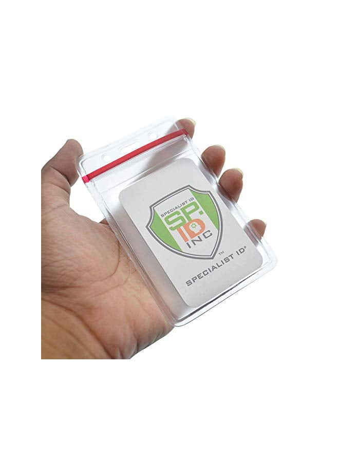 Specialist ID - 25-Piece ID Badge Holder Set Clear - Image 1