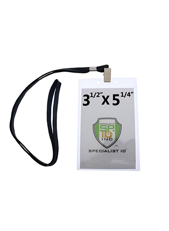 Specialist ID 10-Piece ID Badge Holder Set Clear  - Image 1
