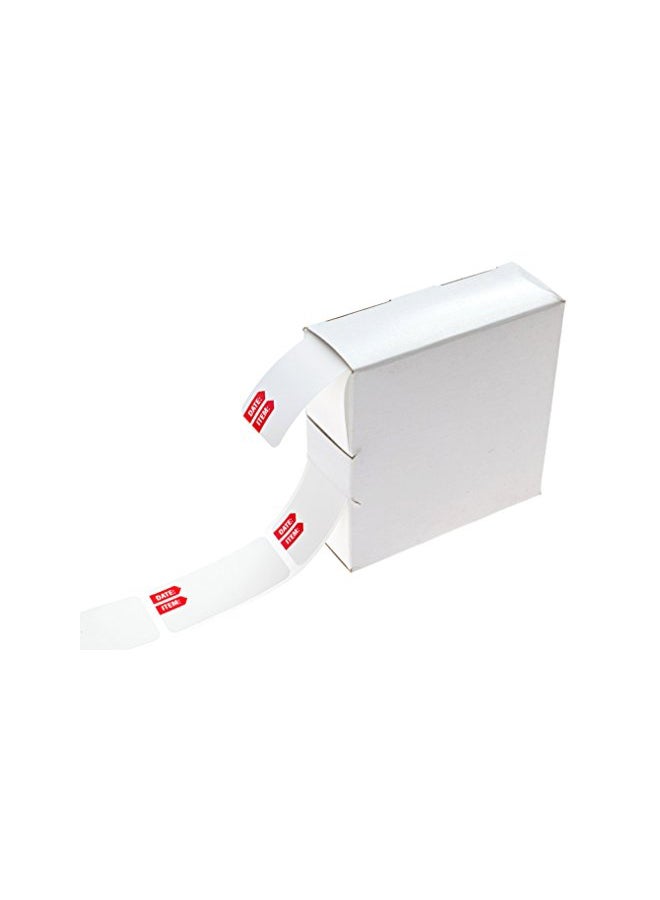 SBlabels 250-Piece Freezer Label Roll White/Red - Image 3