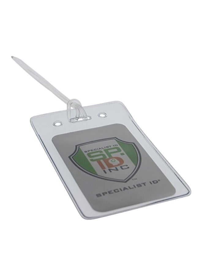 Specialist ID 25-Piece ID Badge Insert Clear  - Image 1