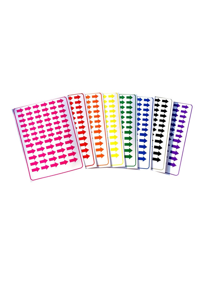 Tag-A-Room - 536-Piece Arrow Label Set Blue/Orange/Purple - Image 1