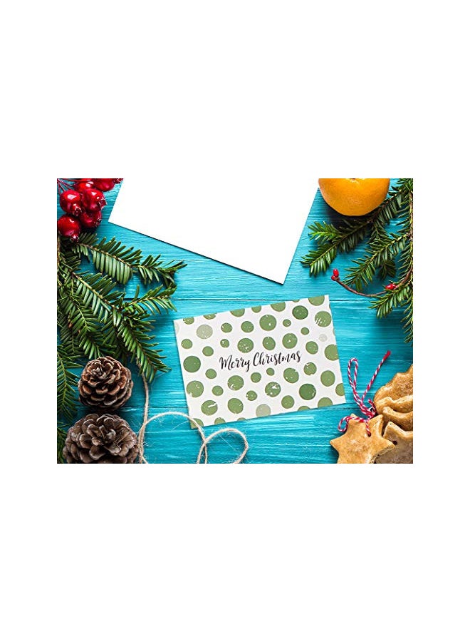 Sustainable Greetings 48-Piece Merry Christmas Greeting Card With Envelope Set - Image 3