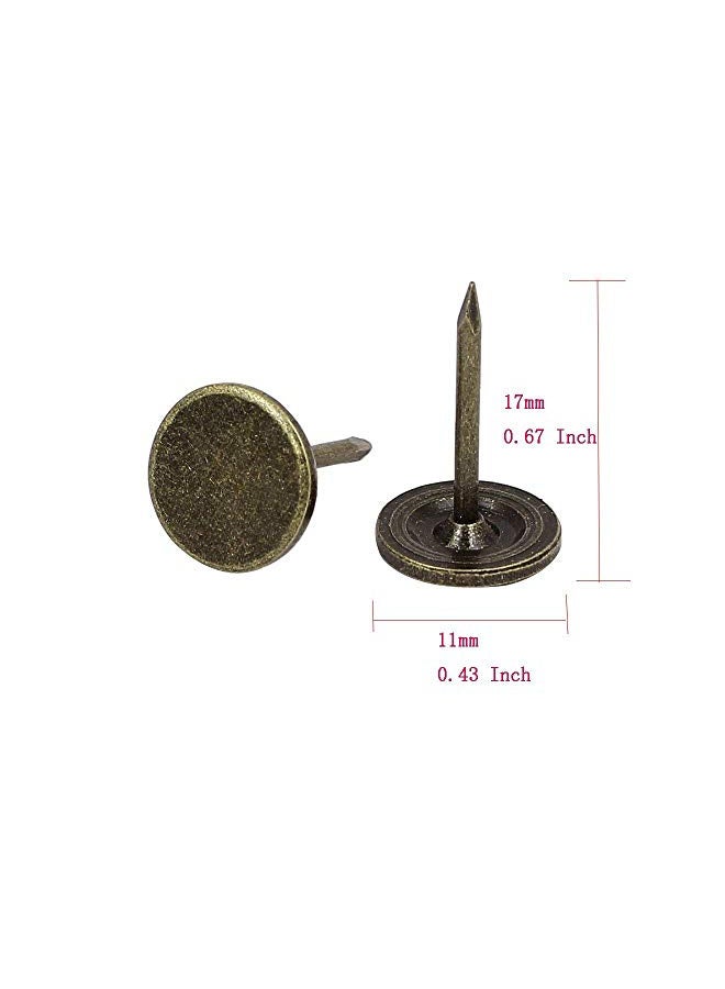 Sydien 100-Piece Flat Head Push Pin Set Silver - Image 2
