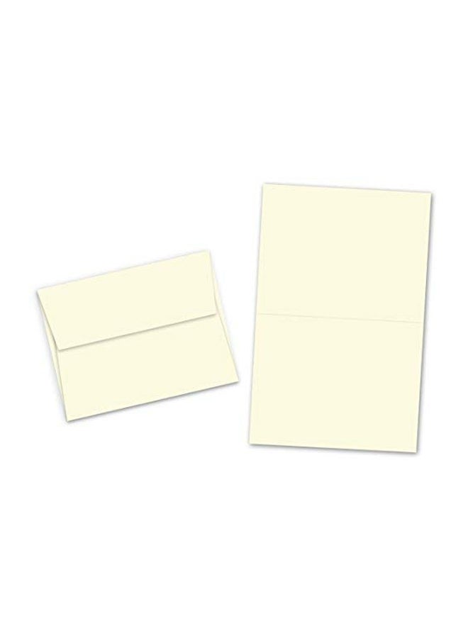 S Superfine Printing 50-Piece Blank Greeting Card With Envelope - Image 1