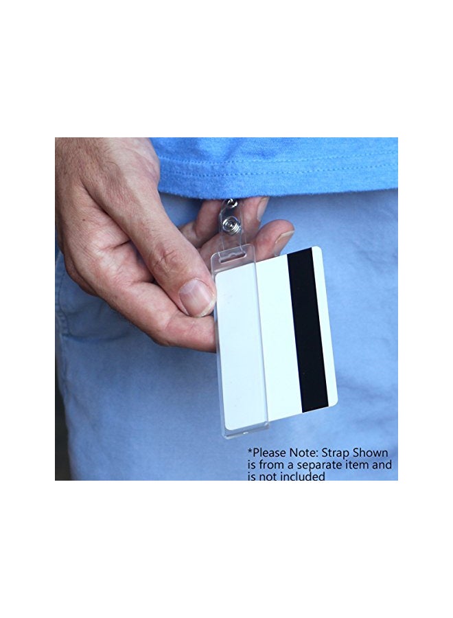 Specialist ID 5-Piece Vertical Badge Holder Set Clear/Black  - Image 3