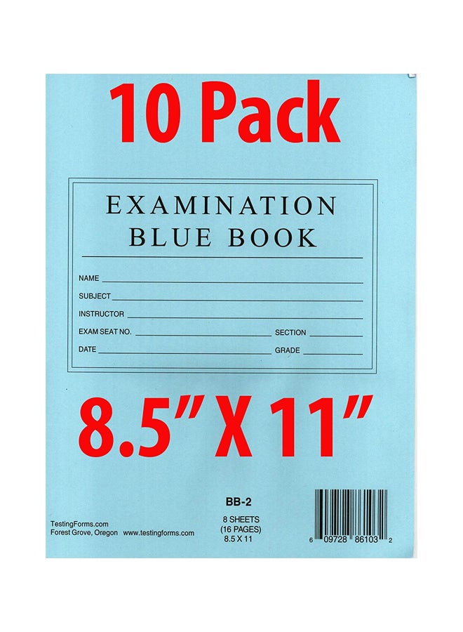 8-Sheet Examination Notebooks Blue - v1552317205/N21850227A_1