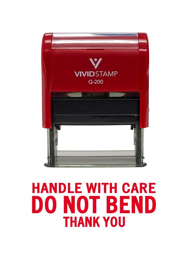 فيفيد ستامب ختم ذاتي التحبير أحمر/ فضي/ أسود - Image 2