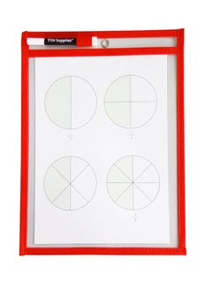 TYH Supplies Pack Of 10 Supplies Dry Erase Sheet Set  - Image 2
