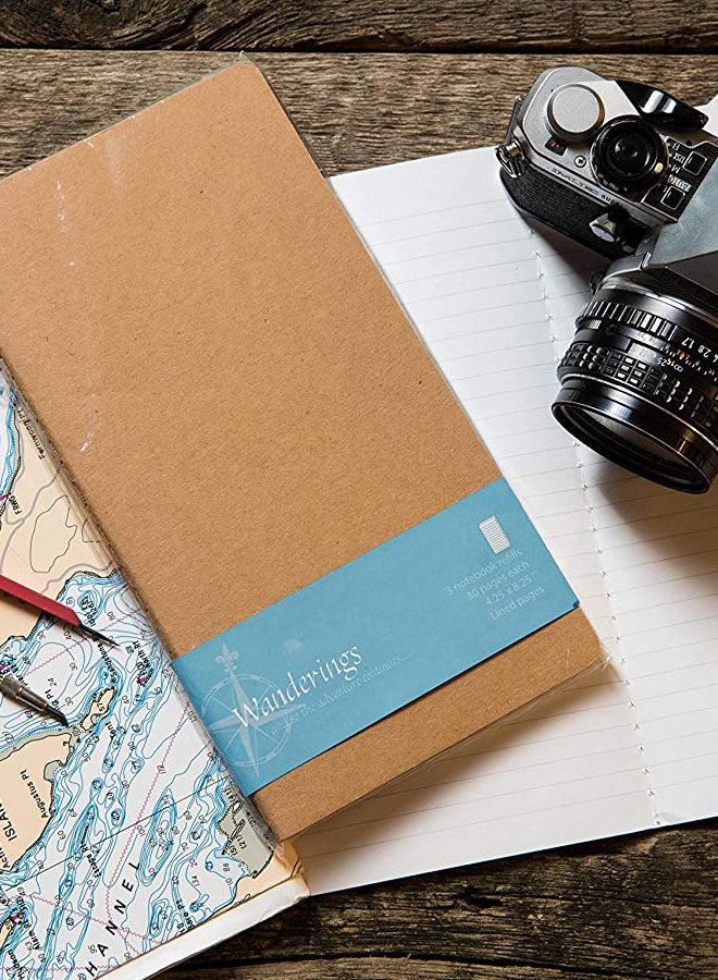 Wanderings - 3-Piece Traveler's Notebook Refill Inserts Set - Image 1